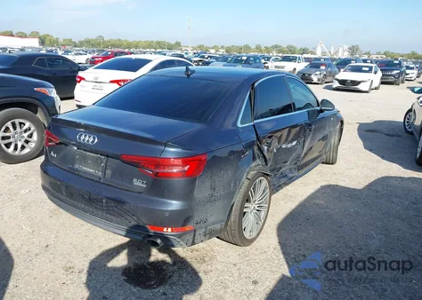 2017 Audi A4 2.0T Premium from USA, damaged, VIN WAUENAF44HN011070